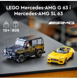 LEGO Speed Champions 76924 Mercedes AMG G 63 și SL 63