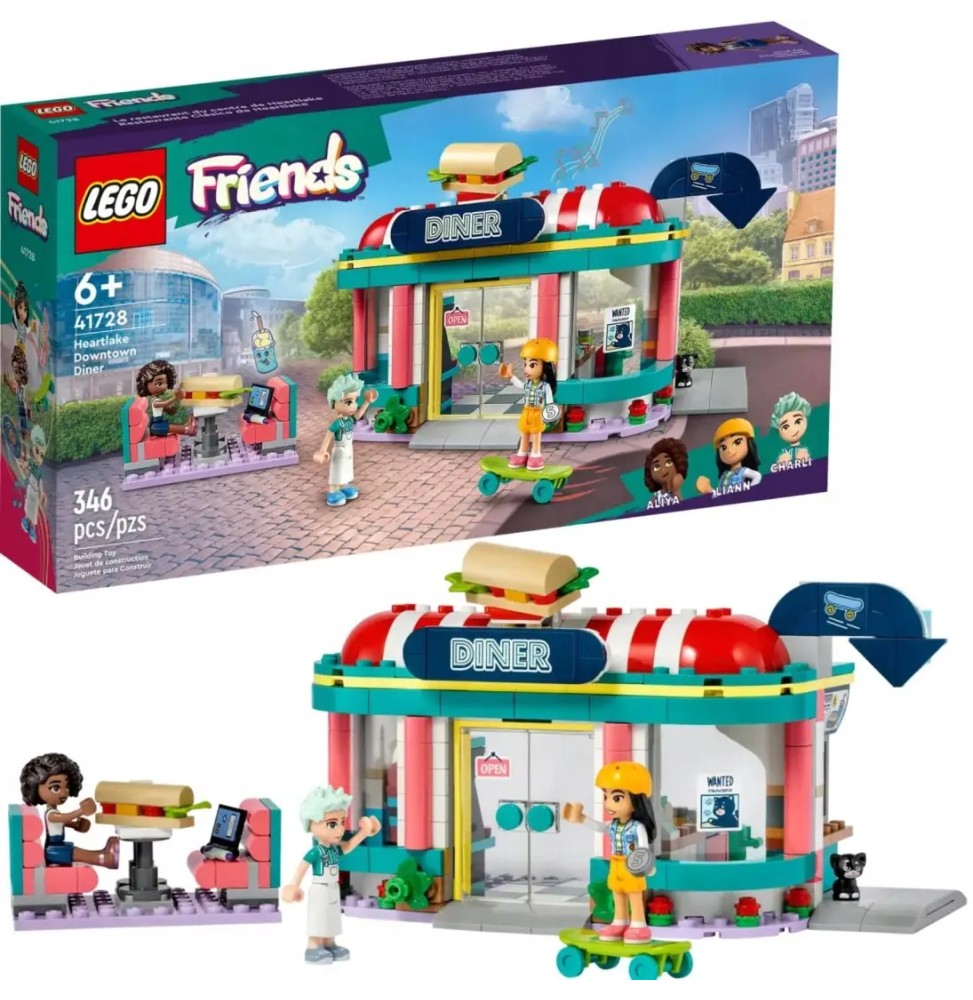 LEGO Friends Bar w śródmieściu Heartlake 41728