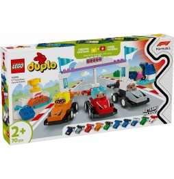 LEGO DUPLO 10445 Bolidy i Kierowcy F1 Zestaw