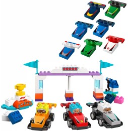 LEGO DUPLO 10445 Bolidy i Kierowcy F1 Zestaw