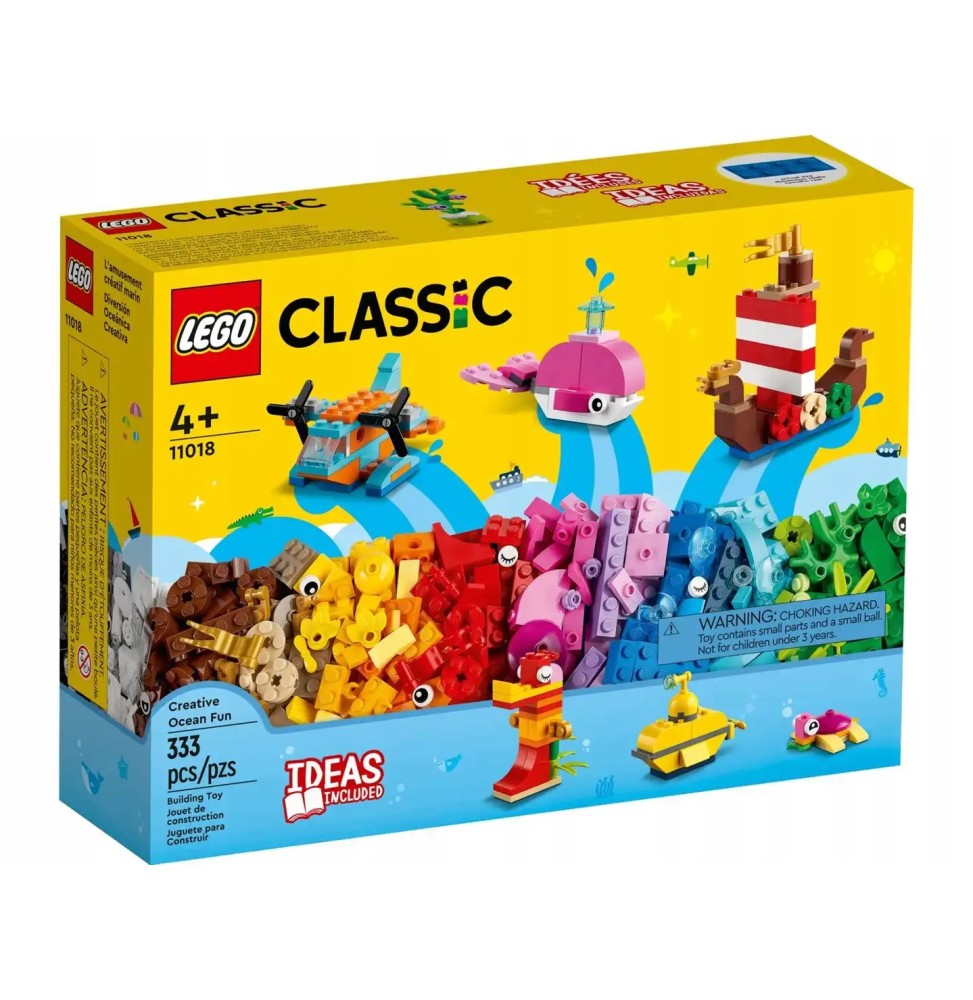 LEGO Classic 11018 Distracție creativă în ocean