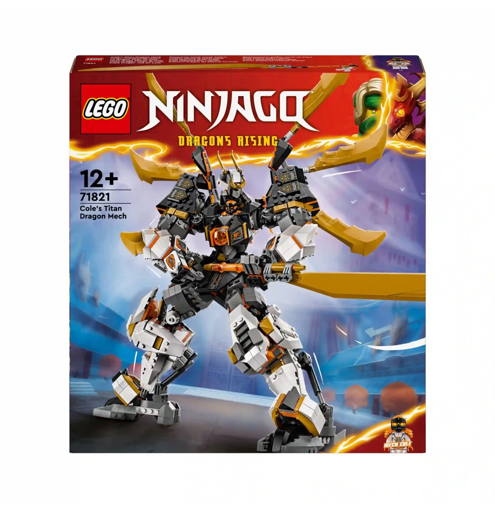 LEGO Ninjago Tytanowy smok-mech Cole’a 71821