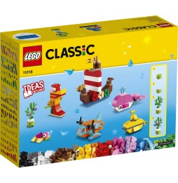 LEGO Classic 11018 Distracție creativă în ocean