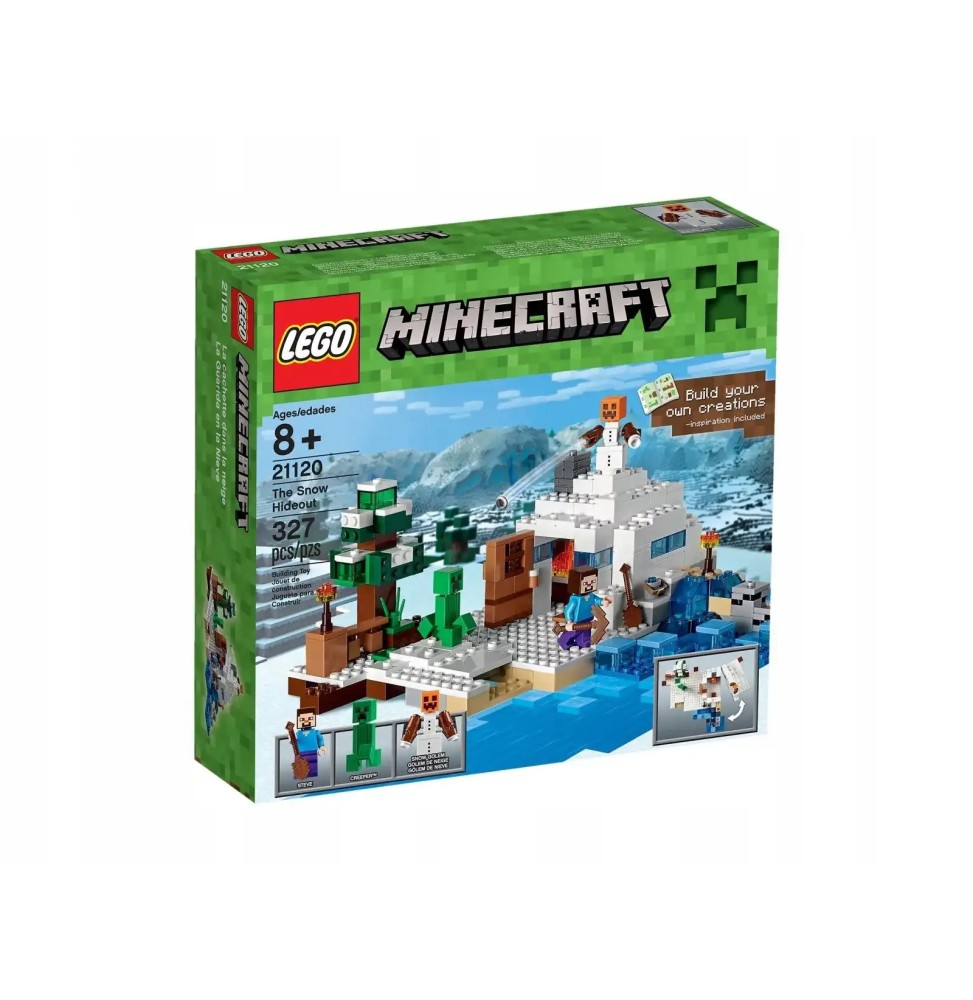 Cărămizi LEGO Minecraft Ascunzătoare de zăpadă 21120