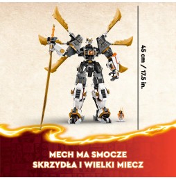 LEGO Ninjago Tytanowy smok-mech Cole’a 71821