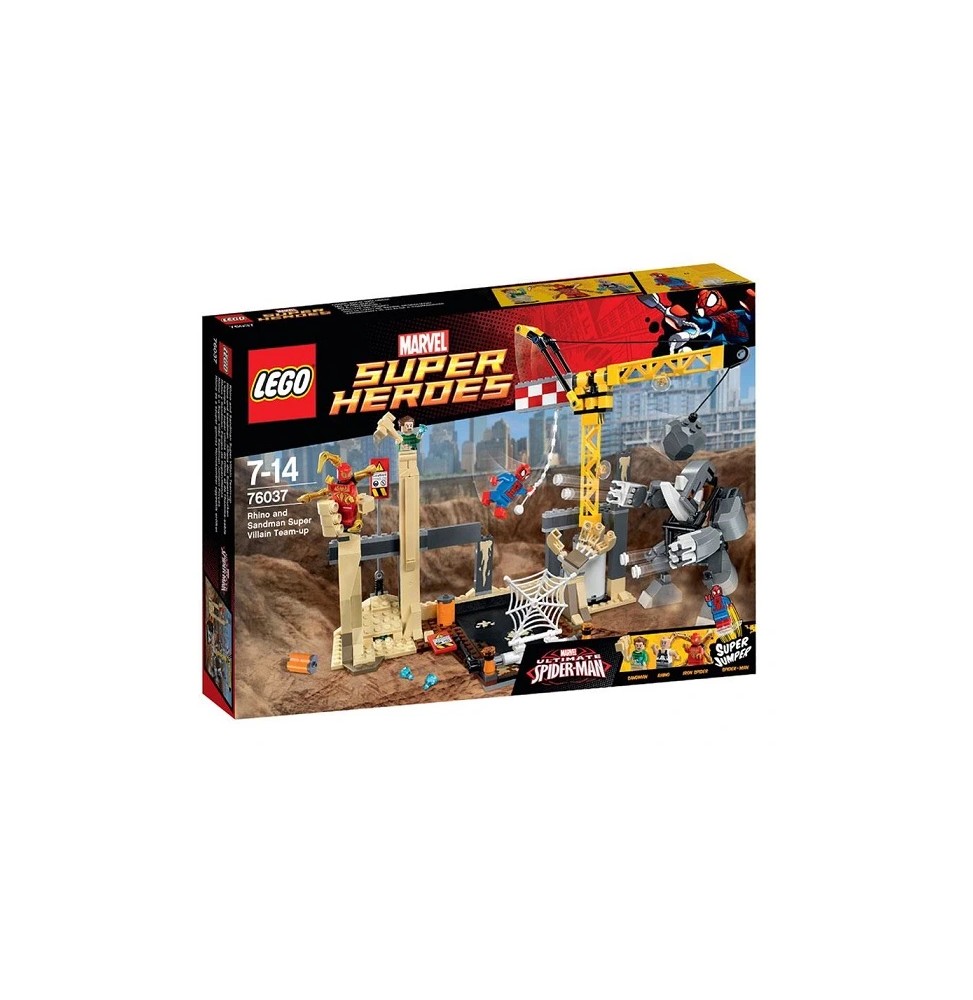 LEGO Super Heroes 76037 - Atacul lui Sandman si Rhino