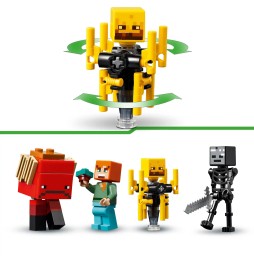 LEGO Minecraft 21266 Bătălia pe podul Netherului