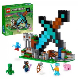 LEGO Minecraft Bastion cu sabia 21244