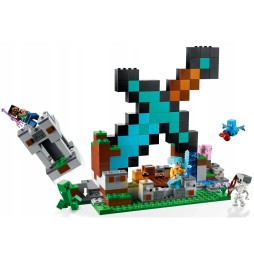 LEGO Minecraft Bastion cu sabia 21244