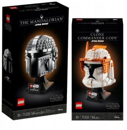 LEGO Star Wars Mandalorian and Cody Helmets