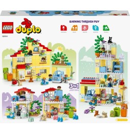 LEGO DUPLO Casă de familie 3 în 1 218 piese