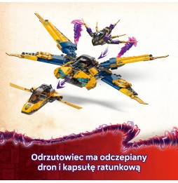 LEGO Ninjago Ras i burzowy superodrzutowiec 71833