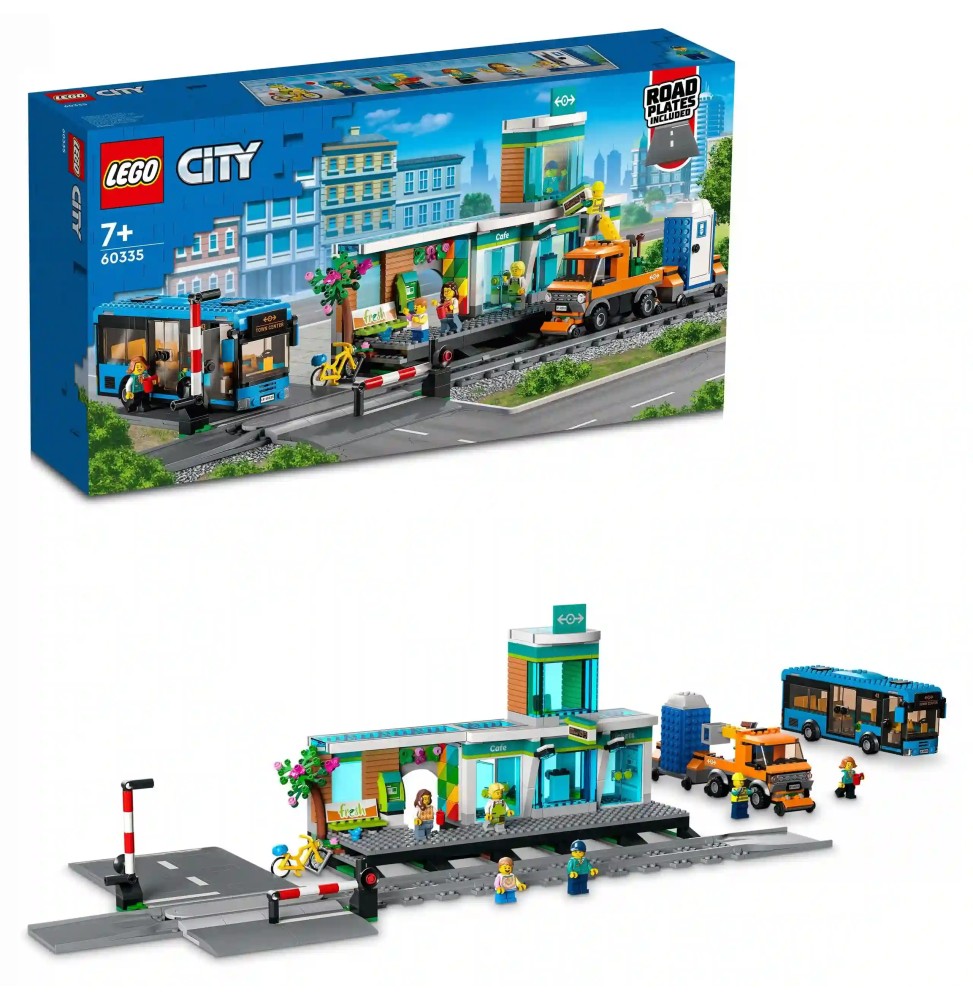 LEGO City 60335 Gară set 907 piese