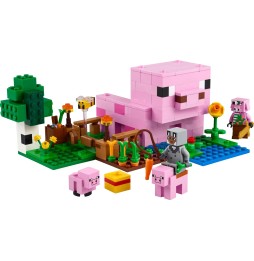 LEGO Minecraft Dom prosiaczka i Wiśniowy ogród