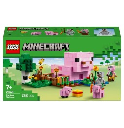 LEGO Minecraft Dom prosiaczka i Wiśniowy ogród