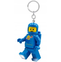 LEGO Keychain with Flashlight Blue Astronaut