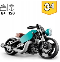 LEGO Creator 3in1 motocicletă vintage pentru copii