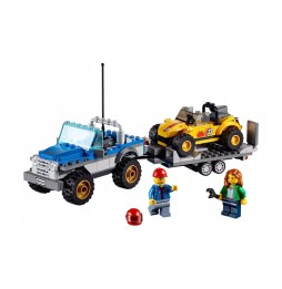 LEGO 60082 City - Mașină off-road cu remorcă