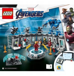 LEGO Super Heroes 76125 Zbroje Iron Mana