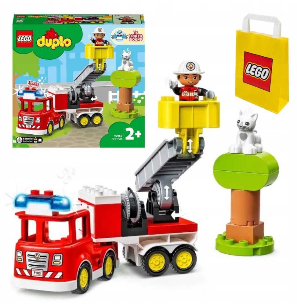 LEGO Duplo Mașină de pompieri 10969 pentru copii