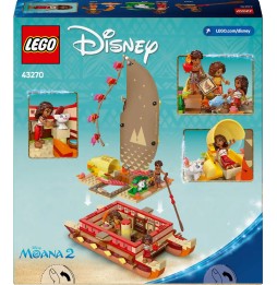 LEGO Disney Aventură cu canoea Vaiana 43270