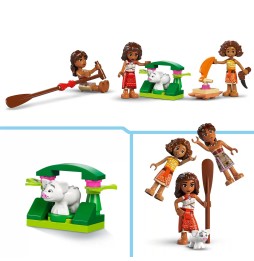 LEGO Disney Aventură cu canoea Vaiana 43270