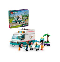 LEGO Friends Hospital Ambulance in Heartlake