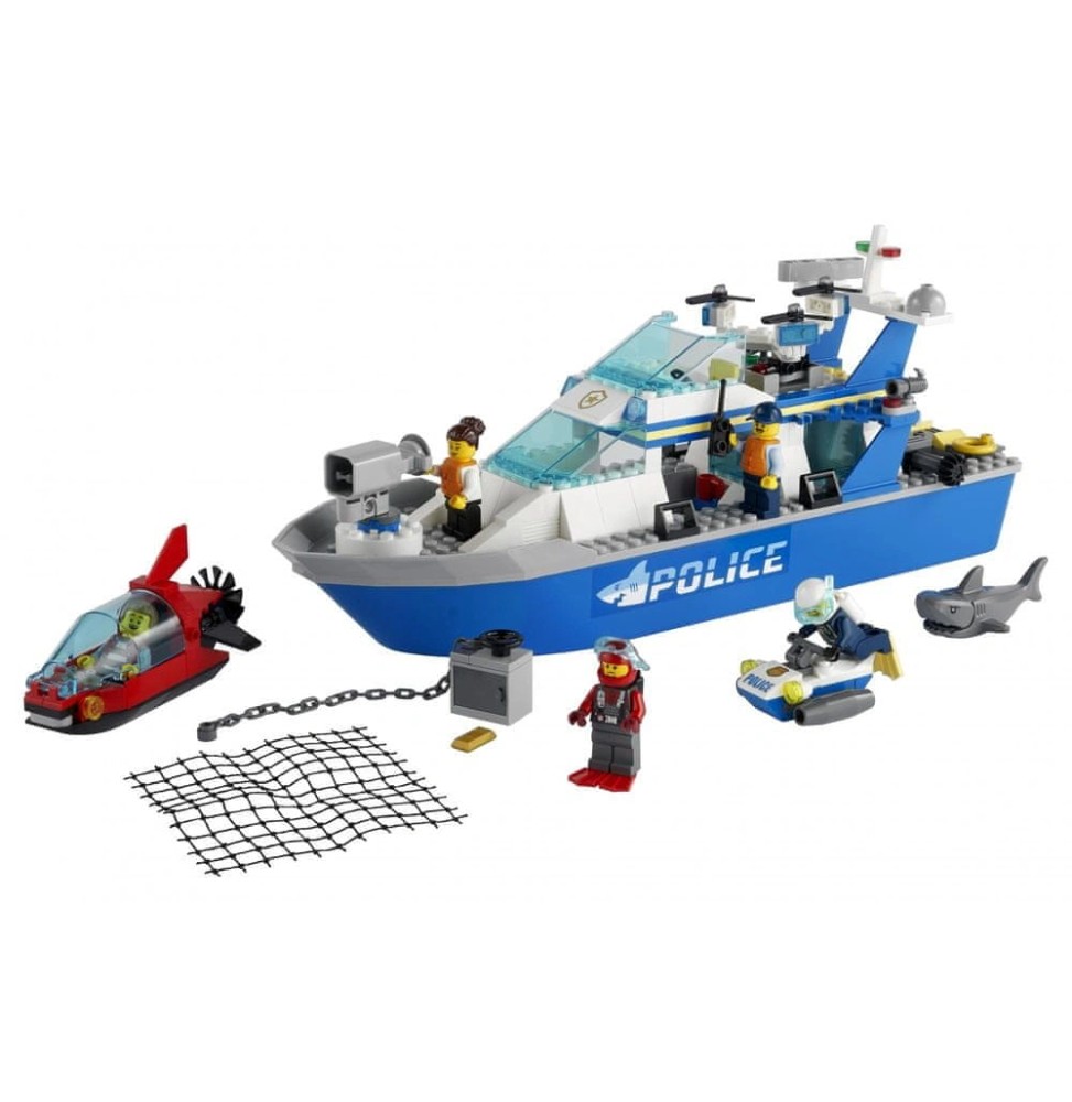 Lego 60277 City Police Patrol Boat