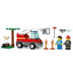 LEGO City 60212 Flaming Grill with Fire Truck