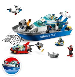 Lego 60277 City Police Patrol Boat