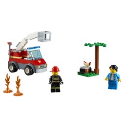 LEGO City 60212 grătar în flăcări camion de pompieri