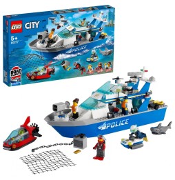 Lego 60277 City Police Patrol Boat