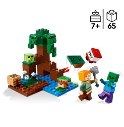 Lego Minecraft 21240 Aventură în mlaștini