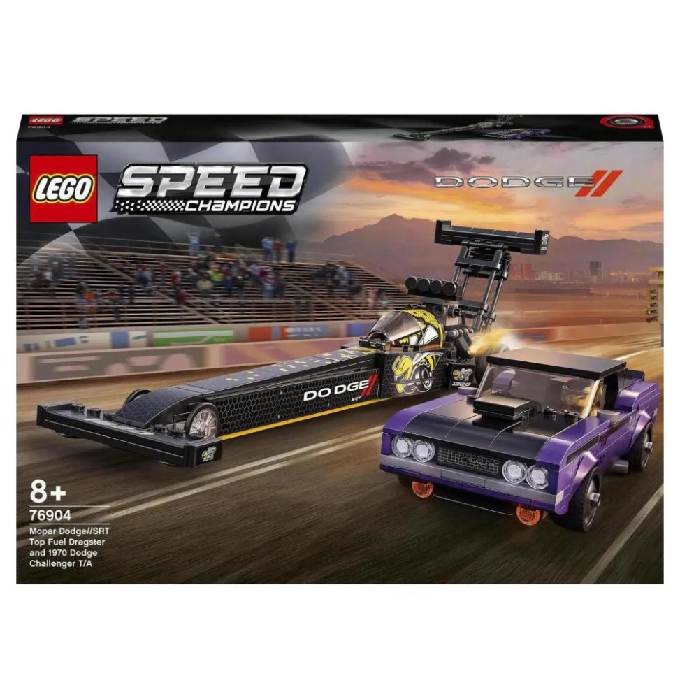 Lego Mopar Dodge SRT Dragster and Challenger 76904