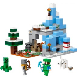 LEGO Minecraft Ośnieżone szczyty 21243 zestaw