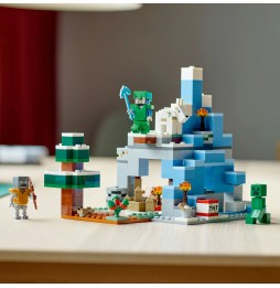 LEGO Minecraft Vârfuri Acoperite cu Zăpadă 21243