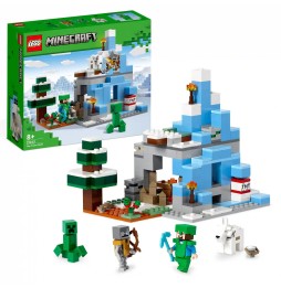 LEGO Minecraft Snowy Peaks 21243 Set