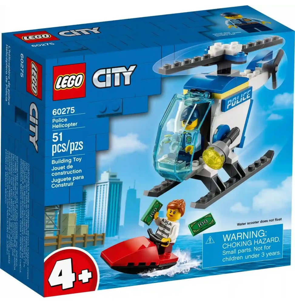 LEGO City 60275 Police Helicopter for Kids