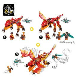 LEGO Ninjago dragonul de foc al lui Kai EVO 71762