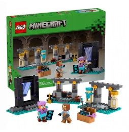 LEGO Minecraft 21252 Atelier - Blocuri și Figurine