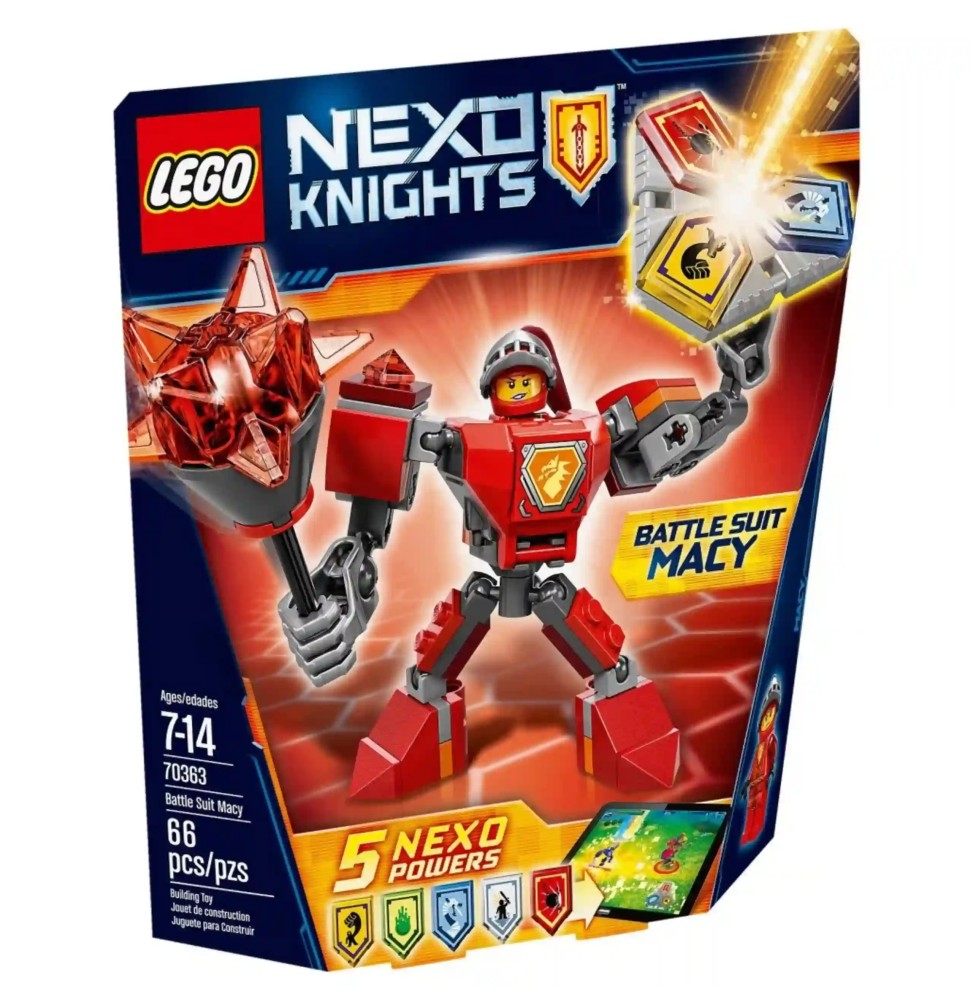 Klocki LEGO Nexo Knights Zbroja Macy 70363