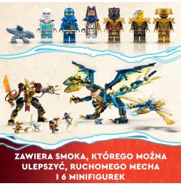 LEGO 71796 Ninjago Dragon vs Mech Împărăteasă