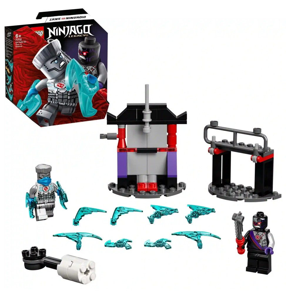 LEGO Ninjago 71731 Zestaw bojowy Zane kontra Nindroid