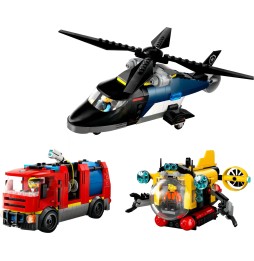 LEGO City 60462 Helikopter Wóz Strażacki