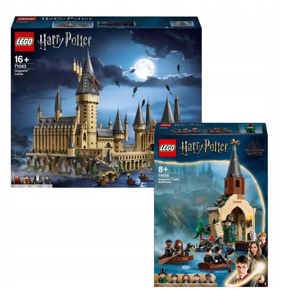 LEGO Harry Potter Castelul Hogwarts și Casa pe apă