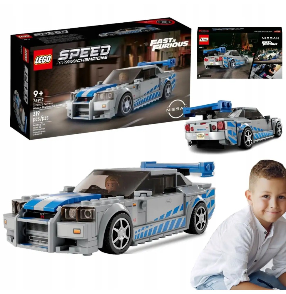 LEGO Nissan Skyline GT-R R34 Speed Champions 76917