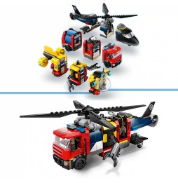 LEGO City 60462 Helicopter Fire Truck