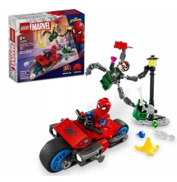 LEGO Marvel Spider-Man Urmărire cu Motocicleta 76275