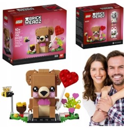 LEGO Ursuleț de Valentine's 40379 BrickHeadz