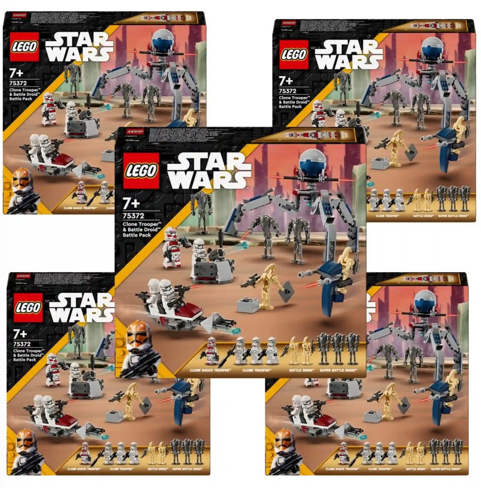 LEGO Star Wars 75372 Set de luptă - Armata clonelor